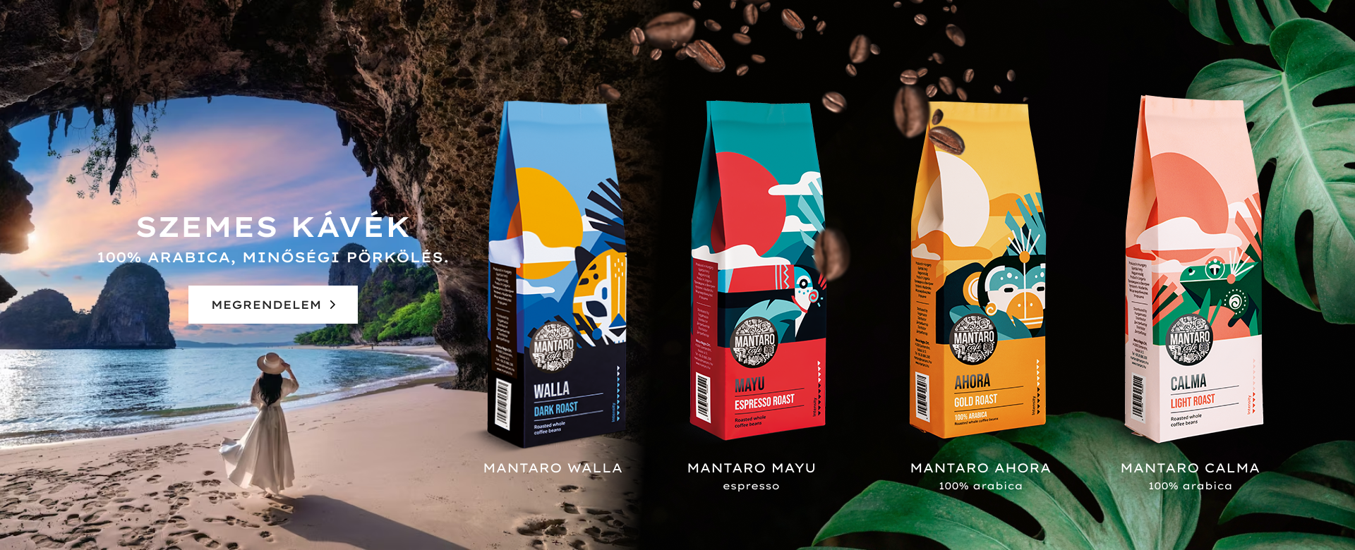 mantaro szemes kávék