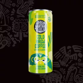   Mantaro Cold Brew Coffee ZERO SUGAR– Lemon flavored sparkling coffee drink 