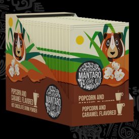   Mantaro Karamellás Popcorn ízű forró csokoládé  - DOBOZ