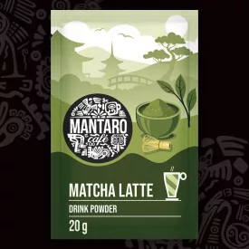 Matcha latte tej- és zöldtea alapú italpor